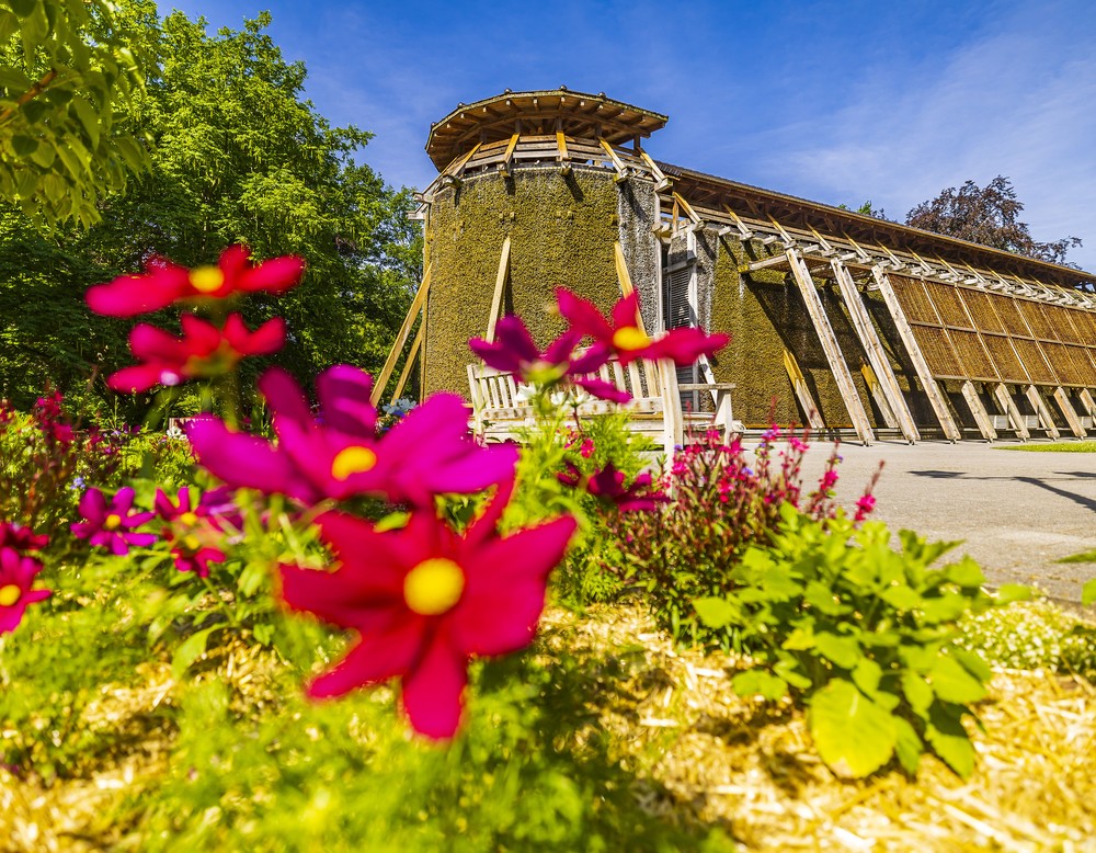 Gradierwerk, Kurpark Bad Hamm in Hamm