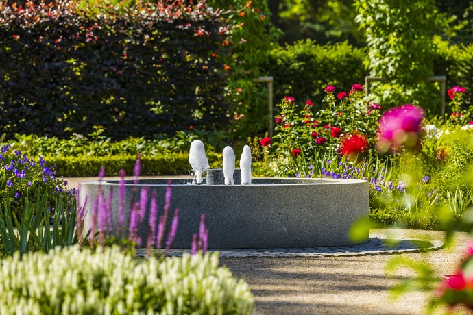 Brunnen, Kurpark Bad Hamm in Hamm