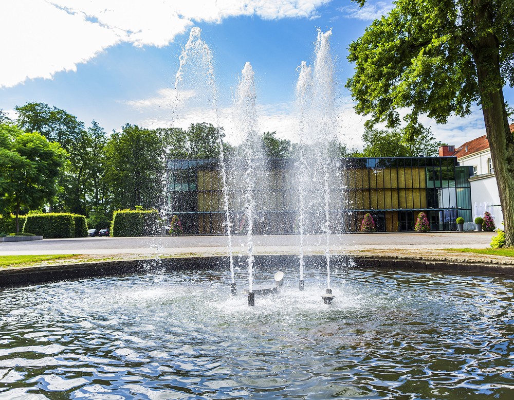 Brunnen, Kurpark Bad Hamm in Hamm